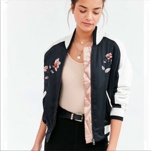 Silence + Noise On Tour Satin Varsity Jacket